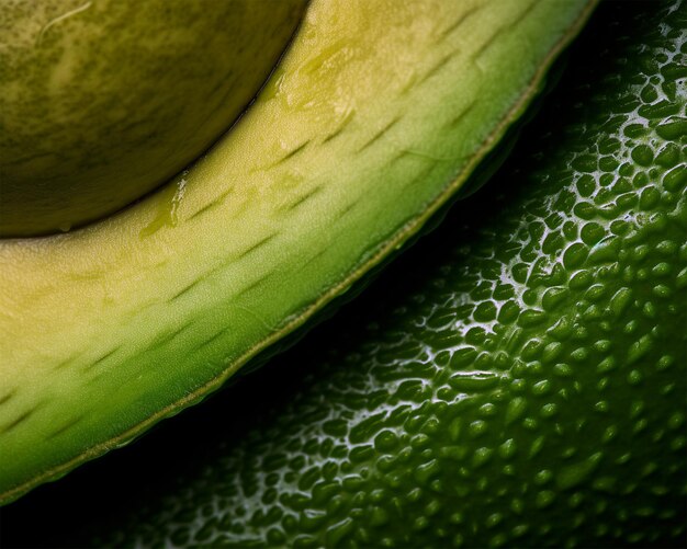 Grüne Avocado, generiert von KI