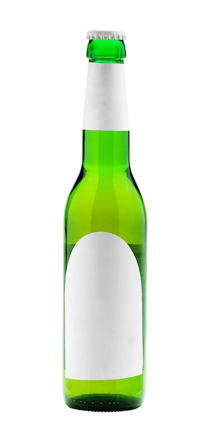 Grüne Bierflasche mit Tropfen
