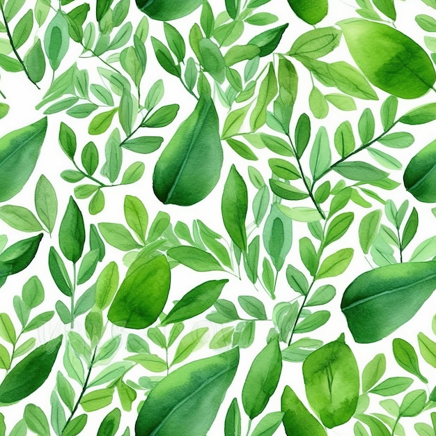 Grüne Blätter-Muster