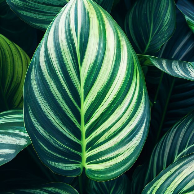 Grüne blätter musterblatt dieffenbachia oder dumb cane tree im