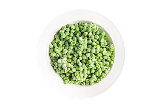 grüne erbse gefrorenes gemüse frischer snack gesunde mahlzeit essen auf dem tisch kopieren raum essen hintergrund