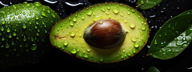 Foto grüne frische avocado