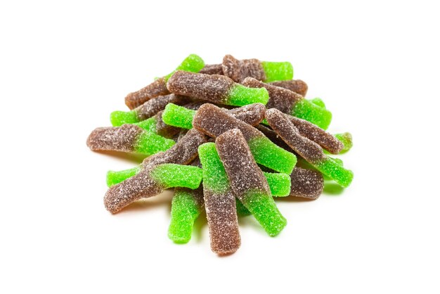 Foto grüne gummibonbons.