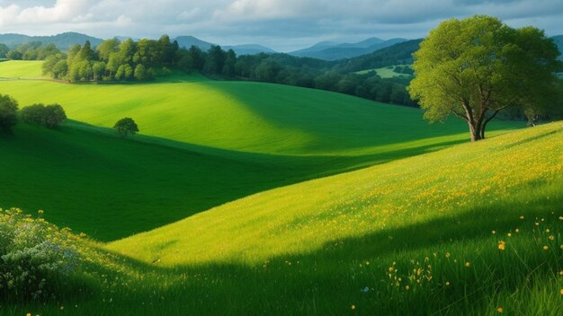 grüne Landschaft