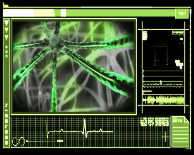 Grüne mikroskopische Technologie