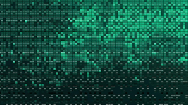 Grüne Pixel hq Textur Hintergrund Illustration generative ai