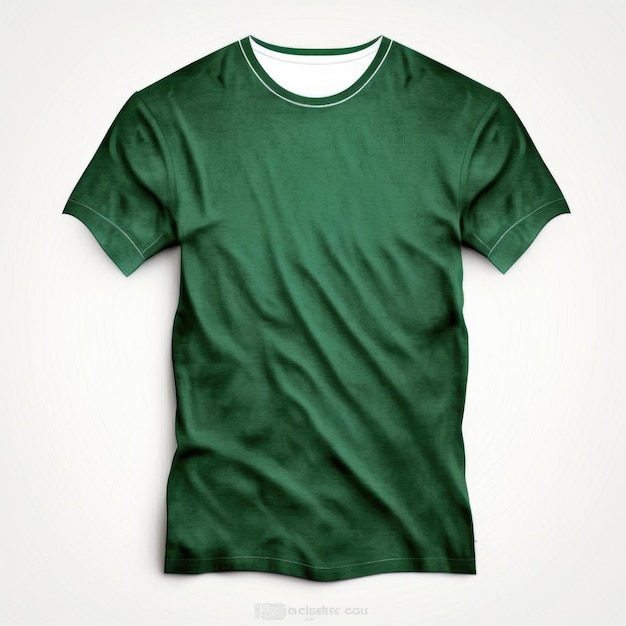 Grüne TShirt Mockup Illustration AI generativ