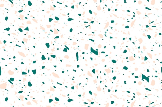 Grüne und cremefarbene Terrazzo-transparente PNG-Schicht für Marmor-Hintergrunddesign