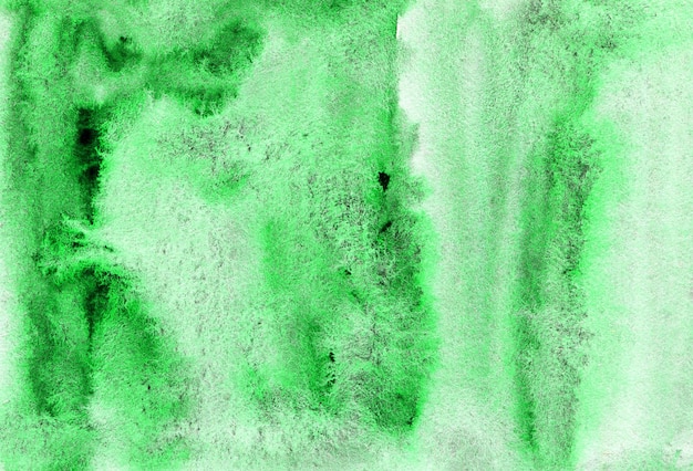 Grüner abstrakter Aquarellhintergrund auf strukturiertem Papier