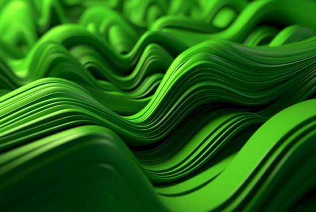 Grüner abstrakter Hintergrund, generative KI