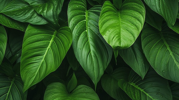 grüner Blatt-Natur-Hintergrund mit schönem Highlight