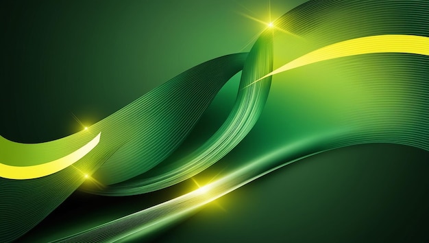 grüner Hintergrund gelber Gradient moderner einfacher Abstract