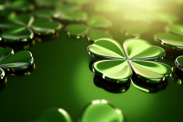 grüner Hintergrund St. Patrick's Day