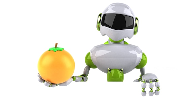 Grüner Roboter - 3D-Illustration