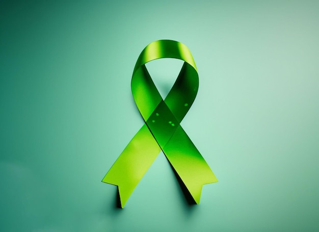 Grünes Band für die Awreness des Welttages der psychischen Gesundheit