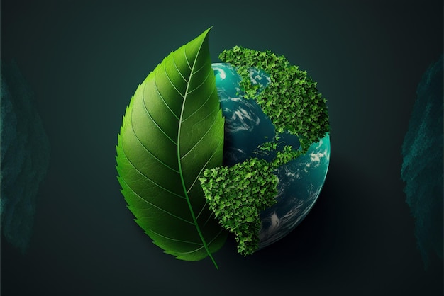 grünes Blatt auf der Erde grünes Blatte mit Erde grüner Erde mit Blättern