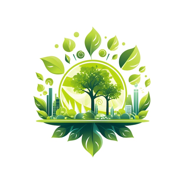 grünes Ecolife-Symbol