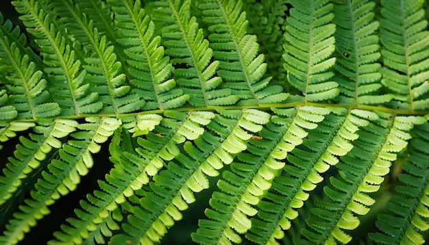 Grünes Farnblatt im natürlichen Hintergrund