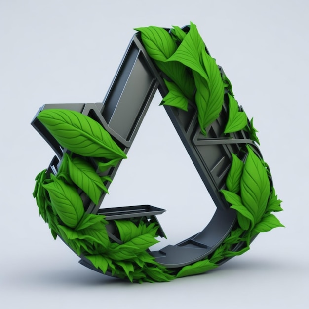 grünes Recycling-Symbol des Vektors