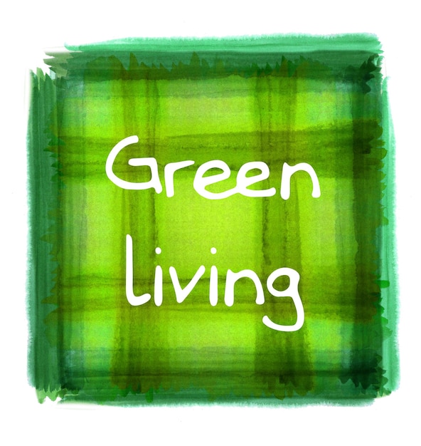 Grünes Wohnlabel