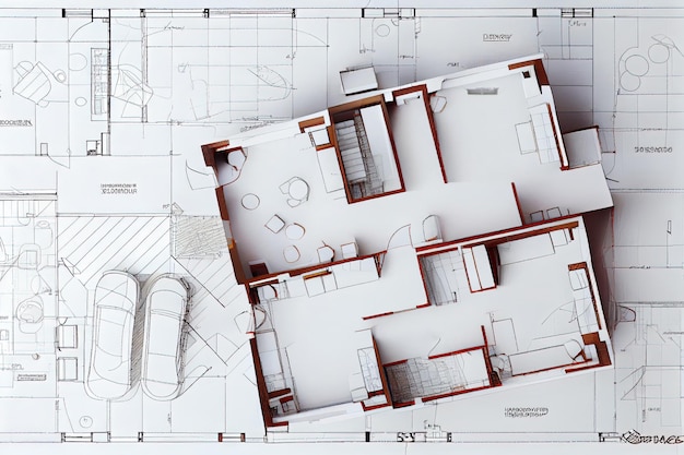 Foto grundstücksplan schematisch