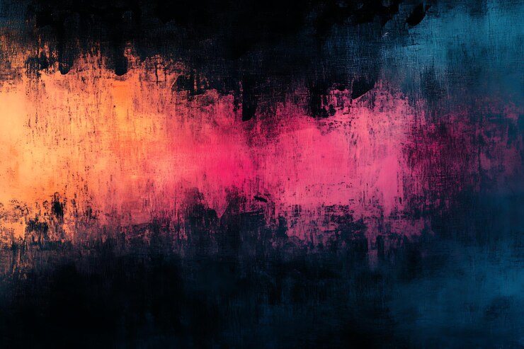 Grunge Abstract Fondo con vibrantes tonos naranja y rosa