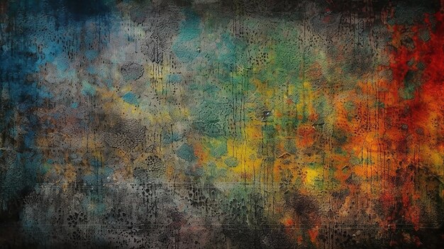 Grunge abstrato, textura áspera e misturada