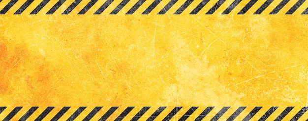 Grunge amarelo e preto listras diagonais linha de alerta preta e amarela fundo listrado