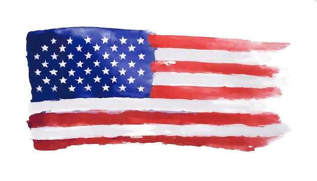 Grunge angustia bandera de los Estados Unidos