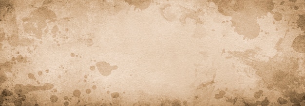 Grunge antecedentes banner papel marrón