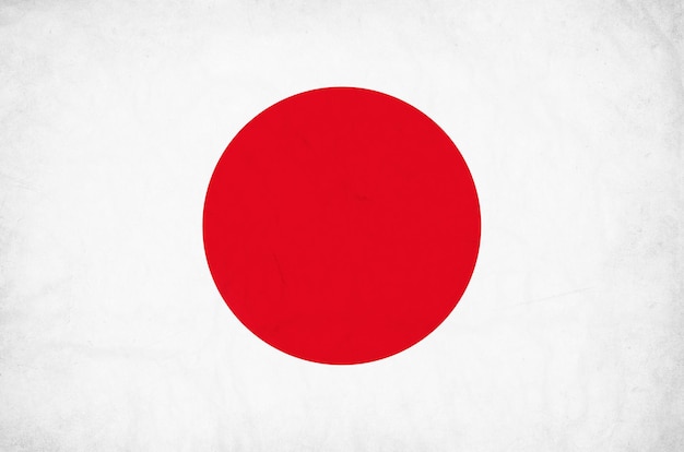 Grunge bandeira do Japão