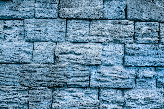 Grunge blaue Steinmauer