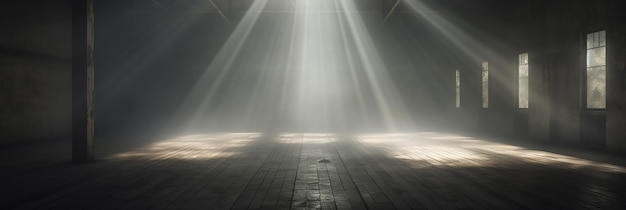 Grunge-Display-Hintergrund mit Nebel-3D-Rendering