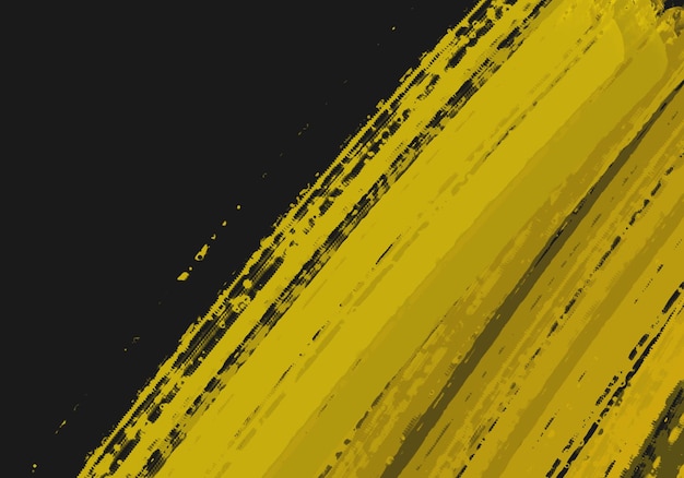 Grunge escuro em fundo amarelo e preto