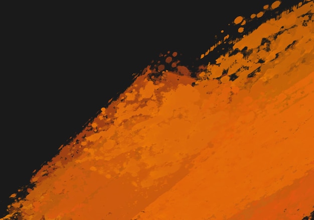 Grunge escuro em fundo laranja e preto