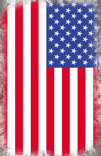 Grunge Flagge der USA