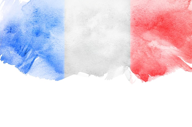 Grunge-Flagge von Frankreich-Hintergrund