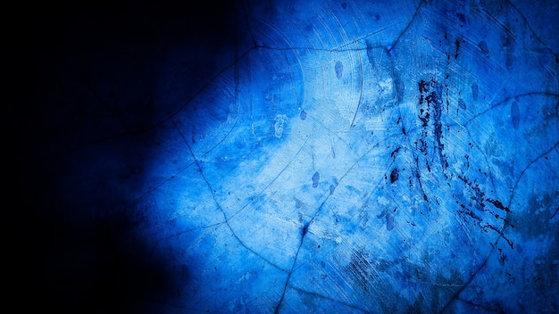 Grunge hintergrund der blauen wand abstrakten hintergrund blauer hintergrund