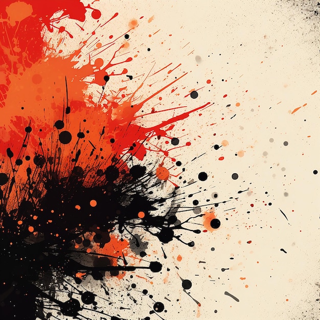 Grunge Ink Splat Hintergrund mit künstlerischen Vibes