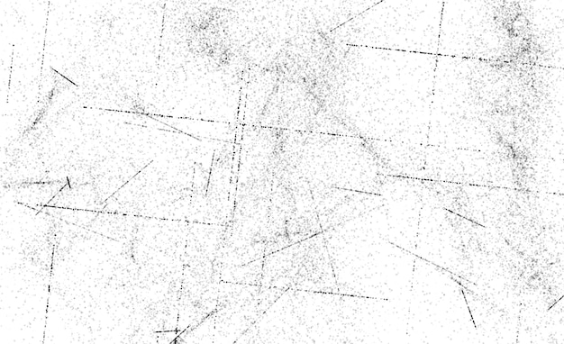 Grunge padrão preto e branco. Textura abstrata de partículas monocromáticas. Fundo de rachaduras, arranhões,