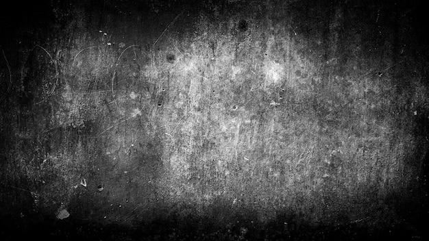 grunge, plano de fondo, de, blanco y negro, pared vieja