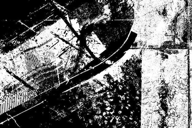 Grunge polvo foto de superposición de textura en blanco y negro