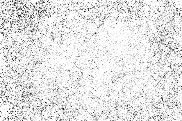 Grunge Schwarz-Weiß-Muster Monochrome Partikel abstrakte Textur Hintergrund von Rissen Abrieb