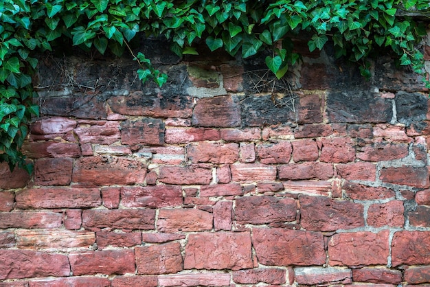 Foto grunge stein backsteinmauer hintergrundtextur