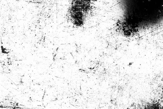 Grunge textura negra y blanca con arañazos y manchas