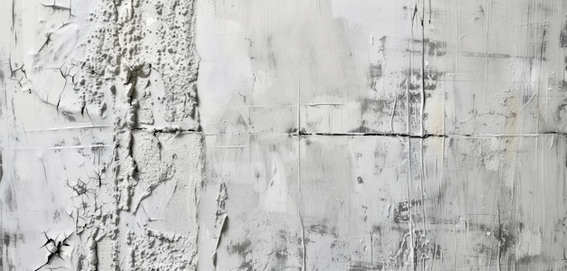Grunge de textura pintada en blanco Contexto abstracto