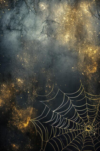 Grungy Spider Web Papers Digitales Tela de araña Fondo de invitación de Halloween Fondo de la red de araña