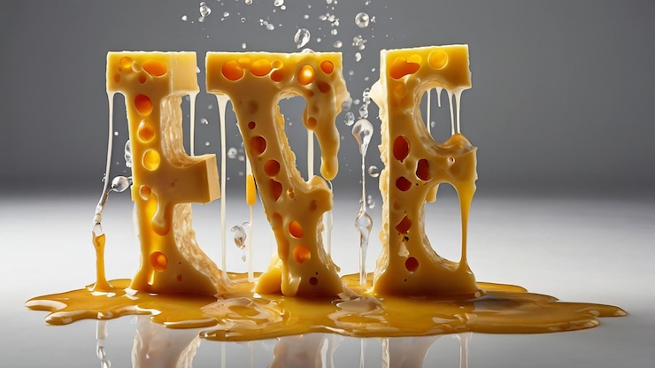 Foto un grupo de alimentos que tiene la letra f en él