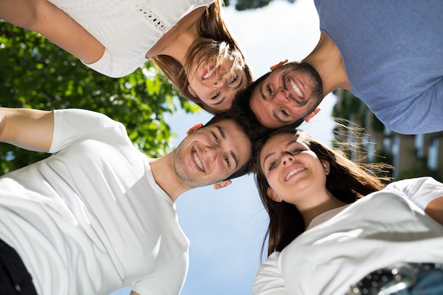 Grupo de amigos, concepto de amistad