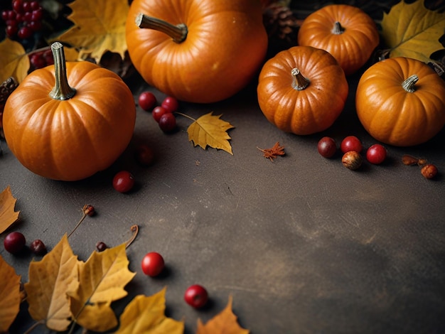 un grupo de calabazas una de las cuales tiene la palabra cita en ella